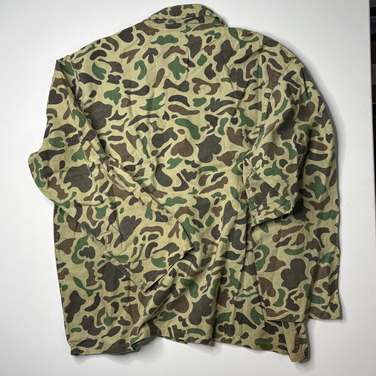 Vintage Caliber Duck Camo Button Up Shirt Jacket Large