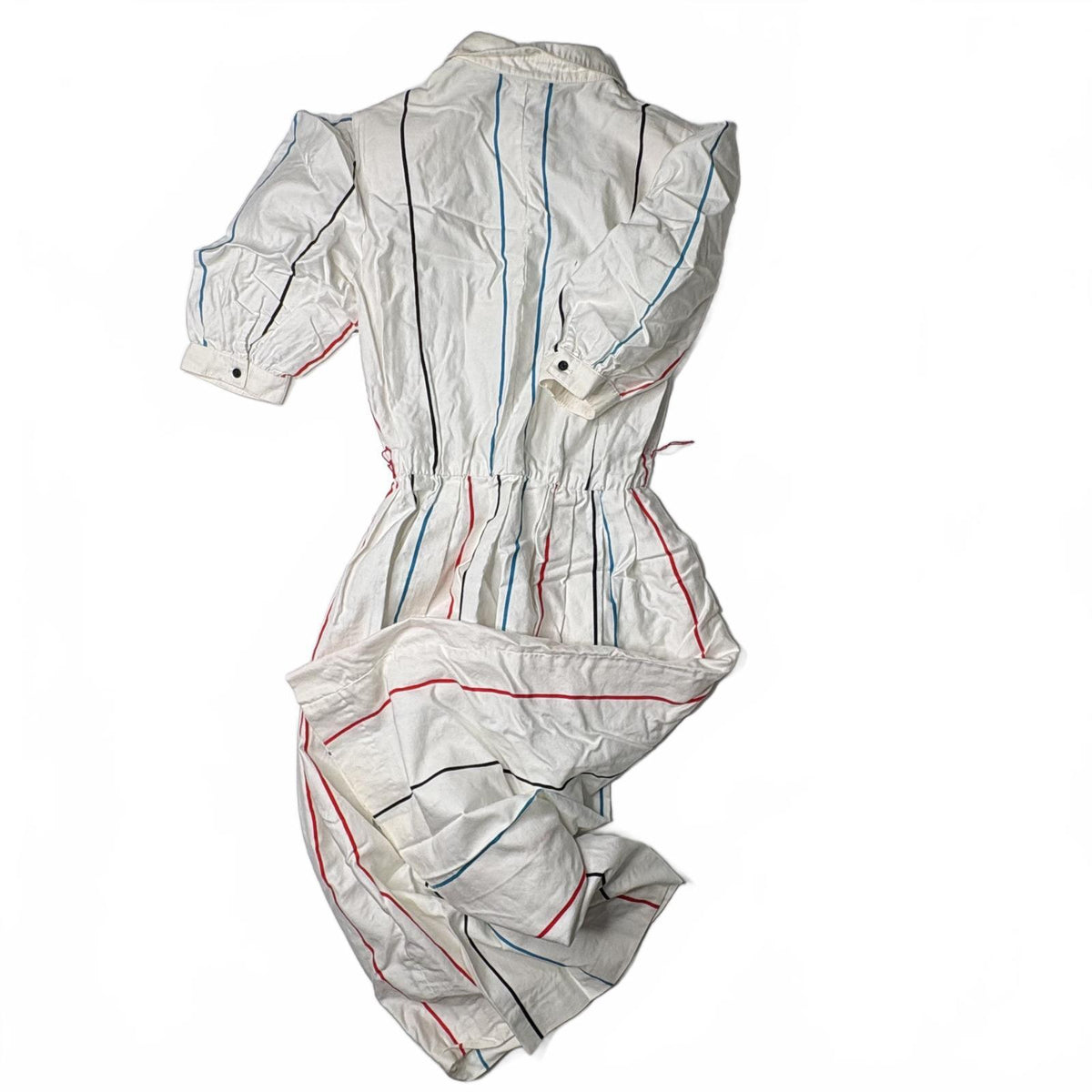 Vintage Ronnie Heller Striped Prairie Cottagecore Dress
