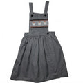 Vintage Smocked Ghost Embroidered Kids Halloween Pinafore