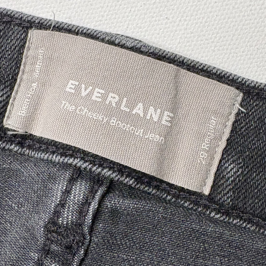 Everlane The Cheeky Bootcut Jeans High Rise Dark Wash