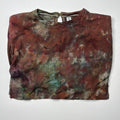 ZENANA Tie Dye Linen Crop Top S