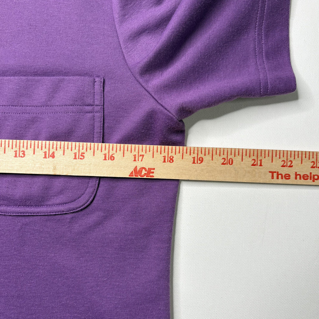 Tanner Fine Casual Wear Vintage Purple Short Sleeve Top 8