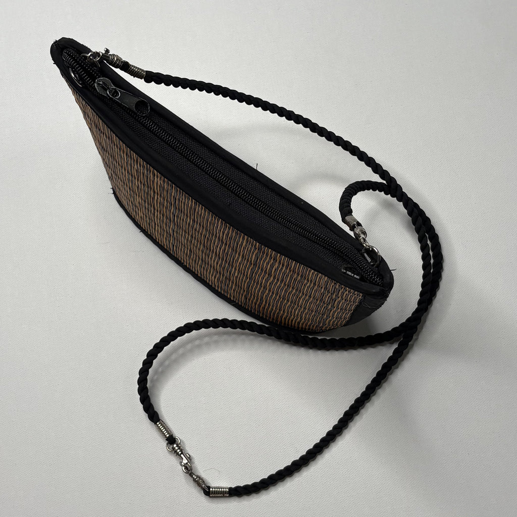 Baskets of Cambodia Woven Straw Crossbody Bag