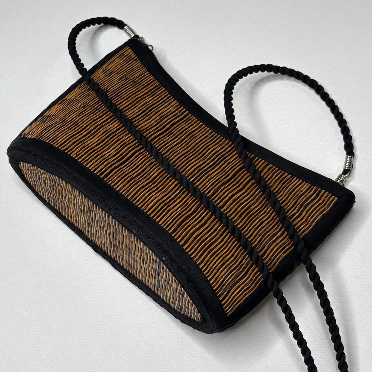 Baskets of Cambodia Woven Straw Crossbody Bag