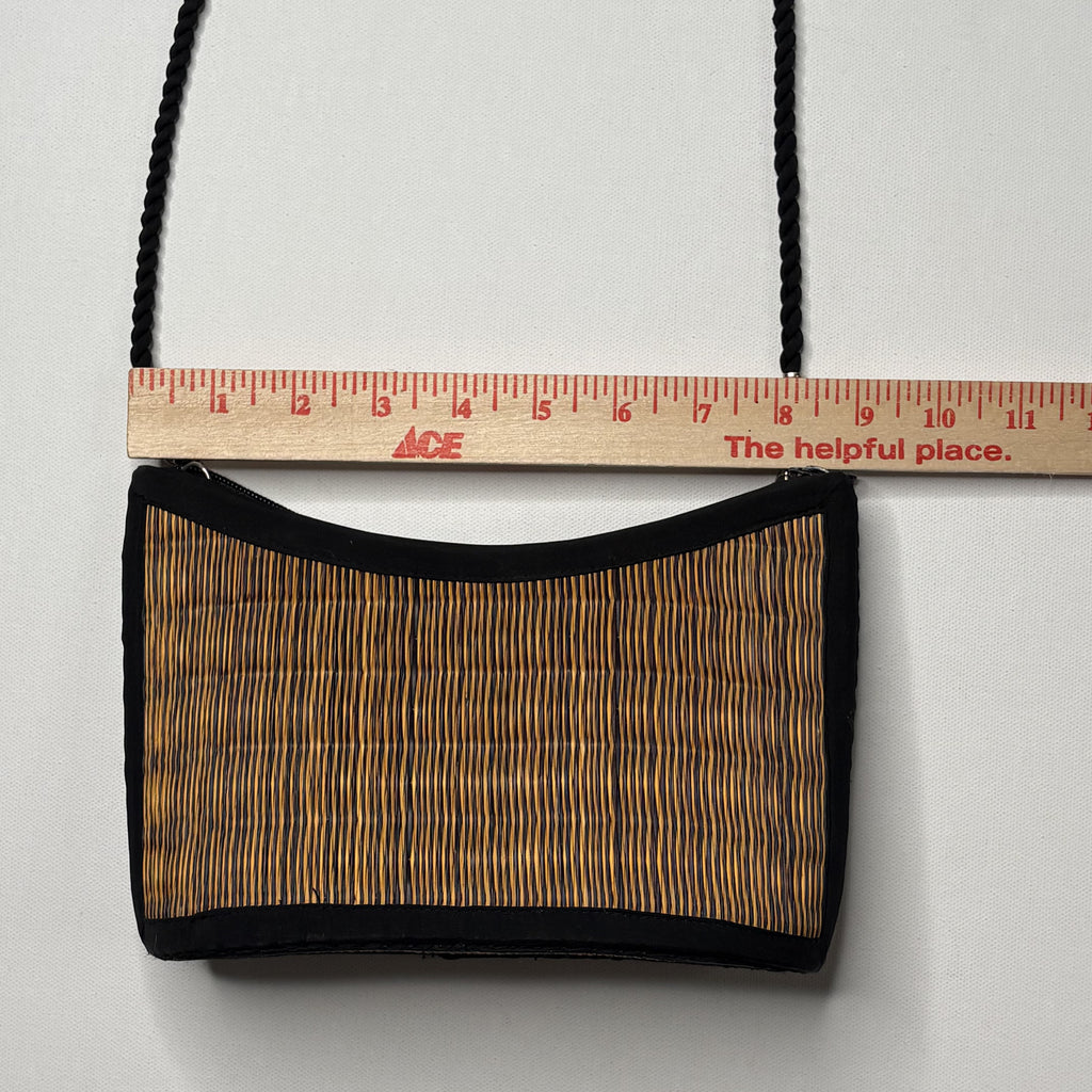 Baskets of Cambodia Woven Straw Crossbody Bag