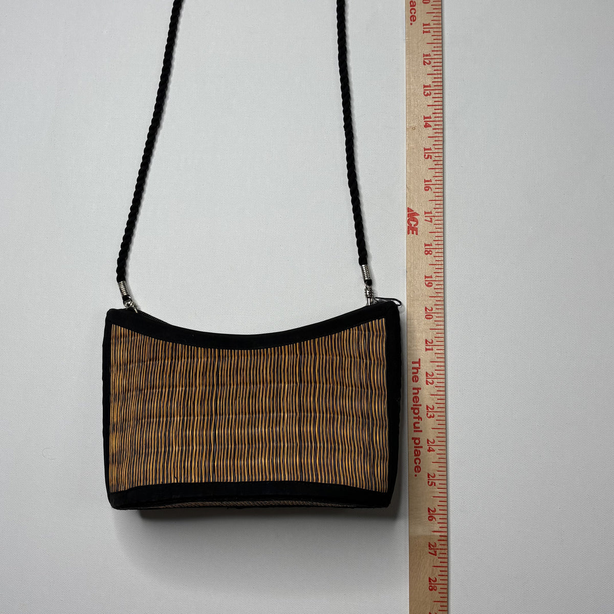 Baskets of Cambodia Woven Straw Crossbody Bag