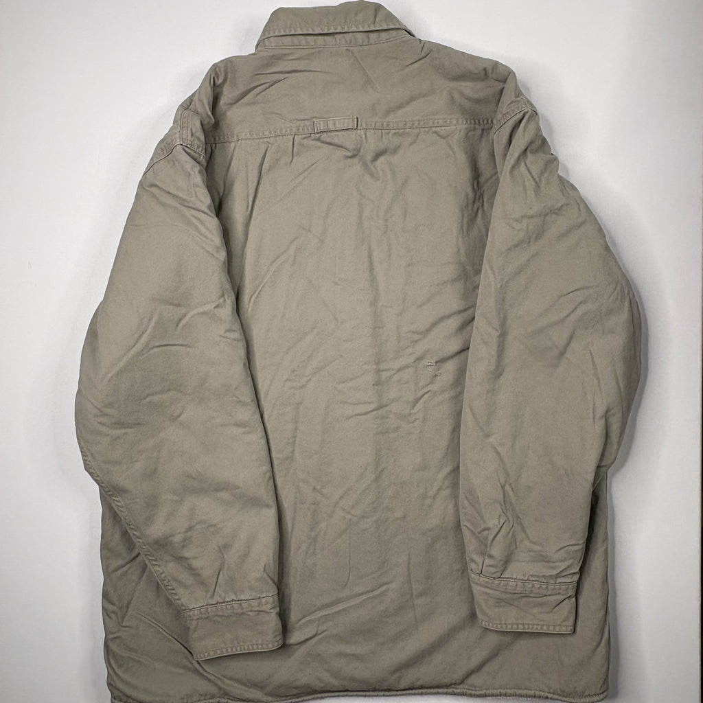 Levi's Sherpa Lined Jacket Canvas Military Workwear Olive XL
