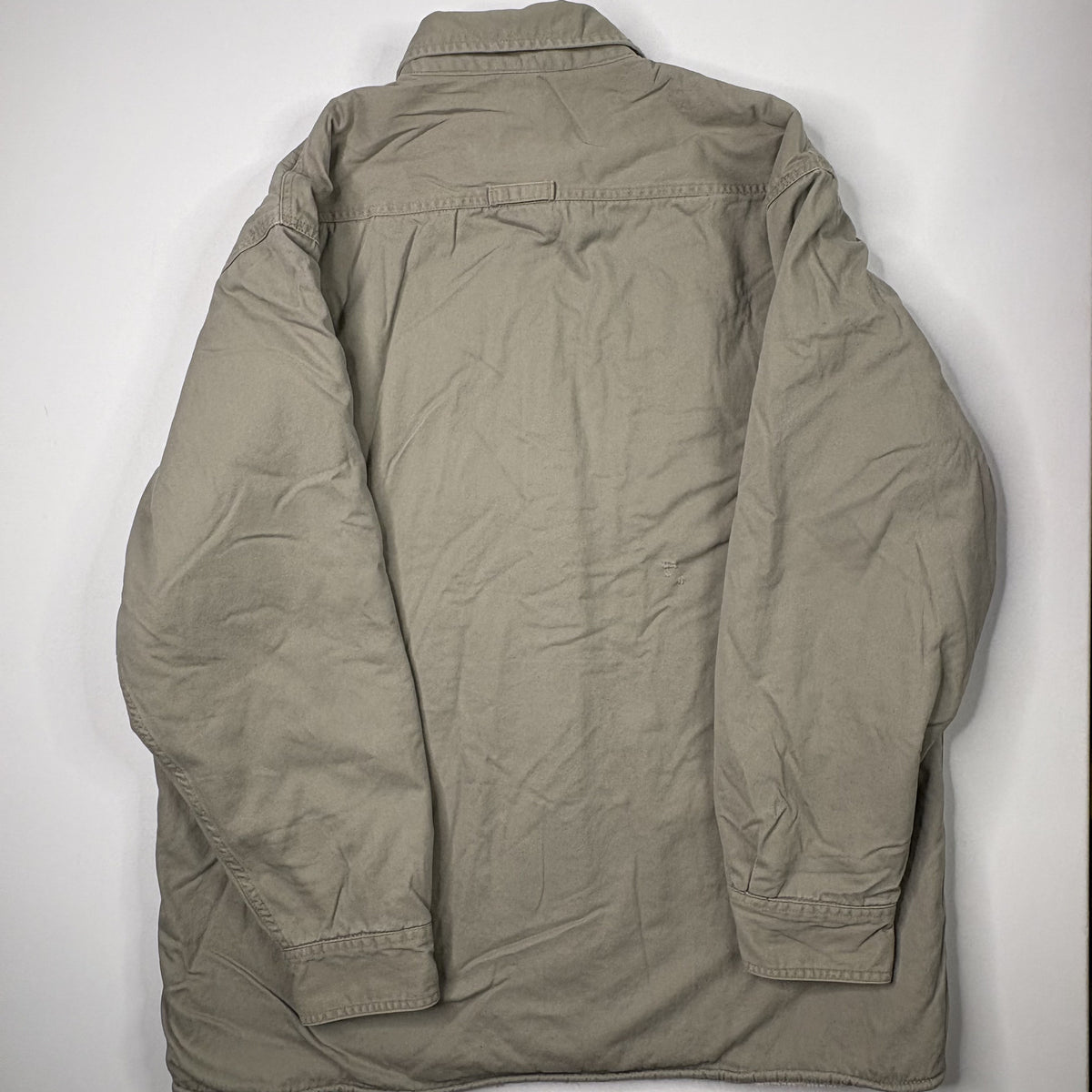 Levi's Sherpa Lined Jacket Canvas Military Workwear Olive XL
