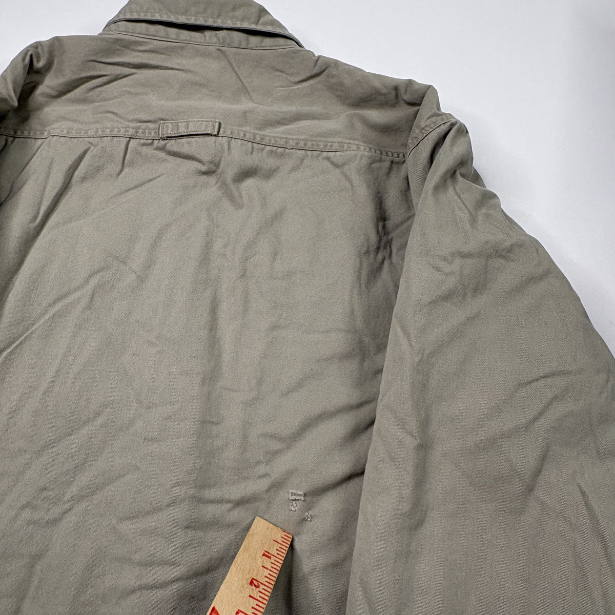 Levi's Sherpa Lined Jacket Canvas Military Workwear Olive XL