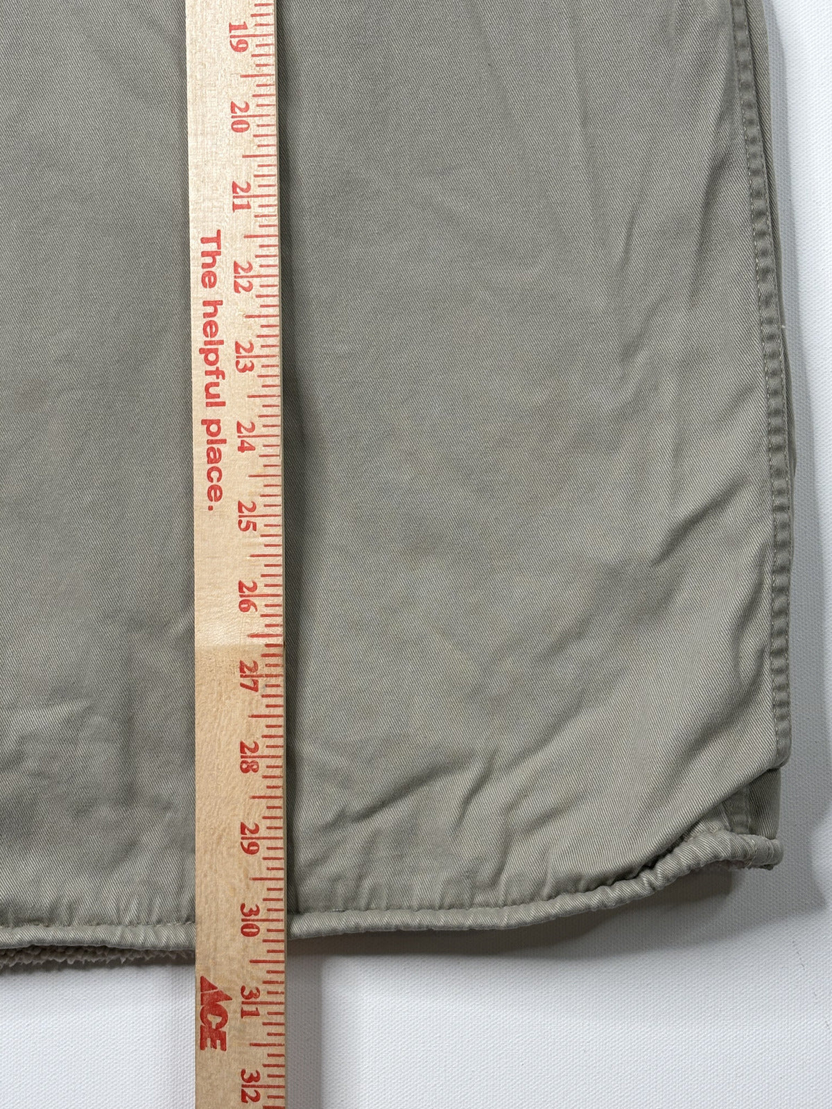 Levi's Sherpa Lined Jacket Canvas Military Workwear Olive XL