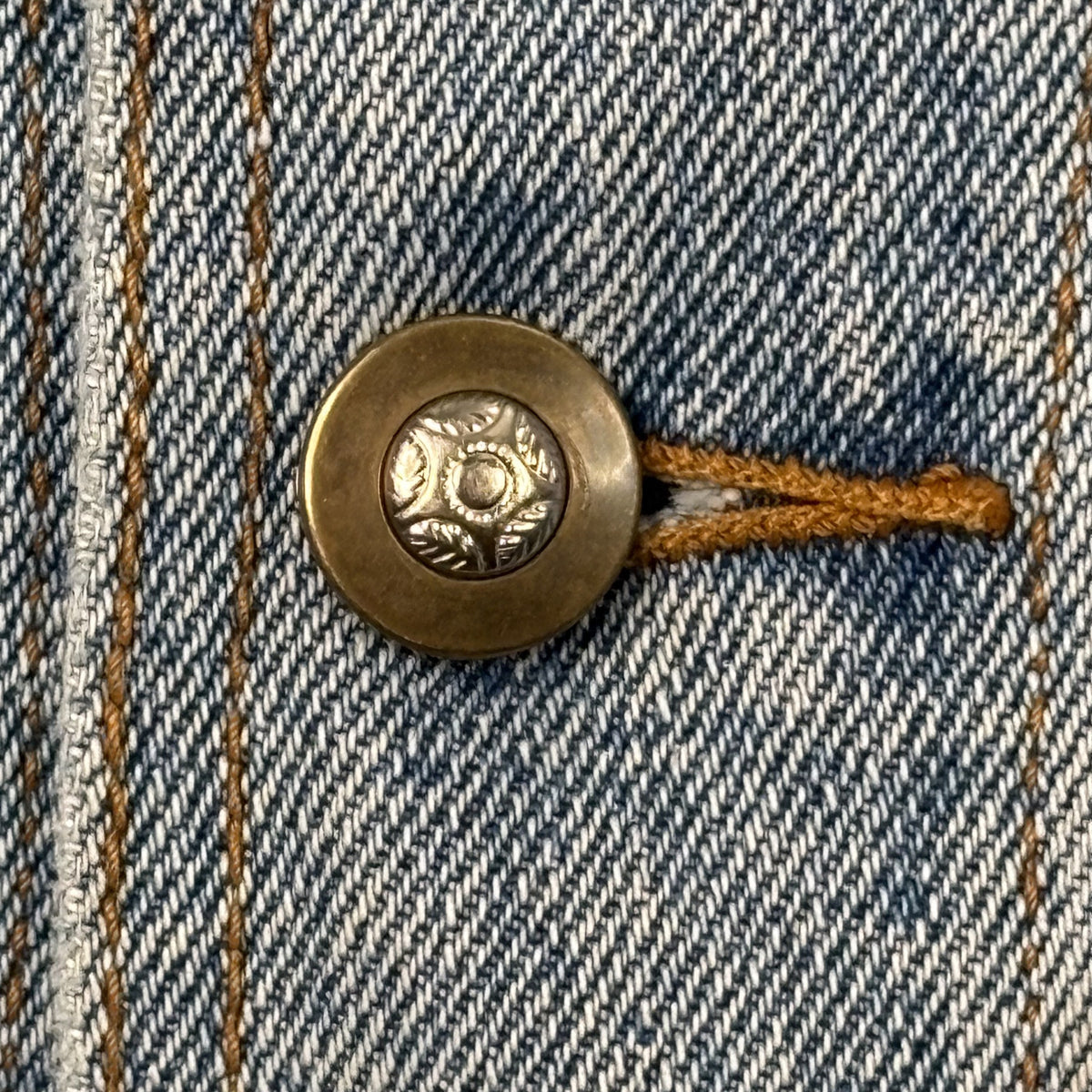 First Choice Denim Jacket Vintage Cannery Casino Medium Blue