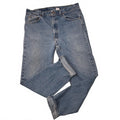 Levi's 505 Straight Leg Jeans 38x34 Vintage Distressed Blue