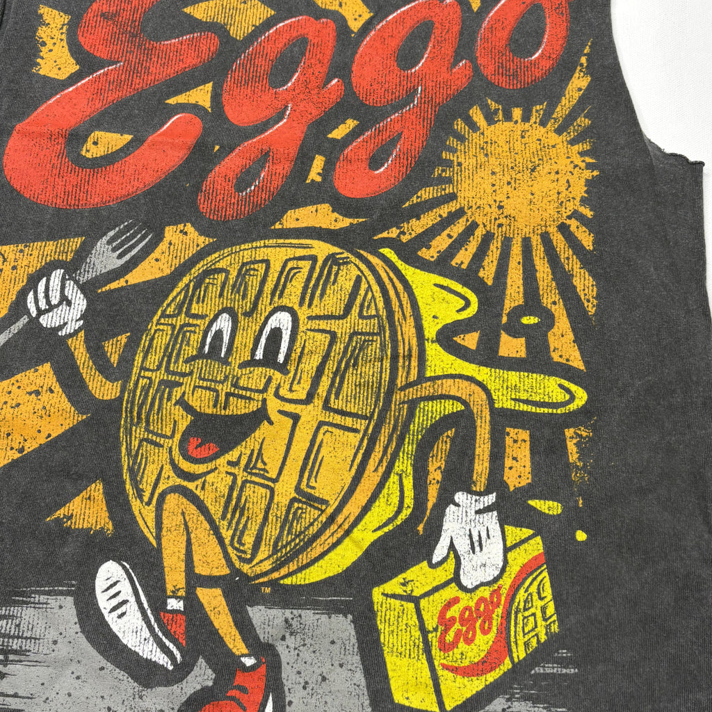 Kellogg's Eggo Waffle Graphic Cutoff T-Shirt Mens XL