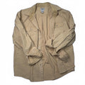 LL Bean Canvas Utility Shirt Jacket Yellow Mens Large