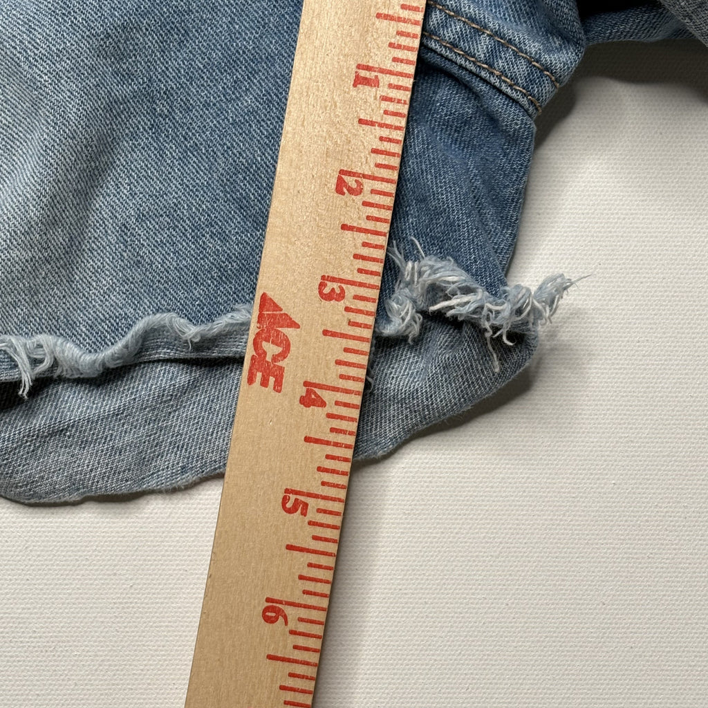 Redial Denim Overall Shorts Jean Dungarees Size 36