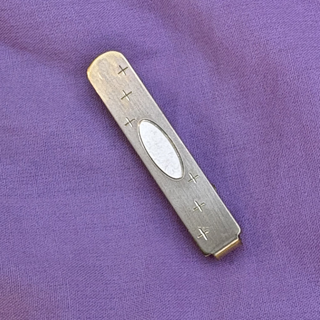 Vintage Anson 12K Gold Filled Collar Clip Bar Pat Pend
