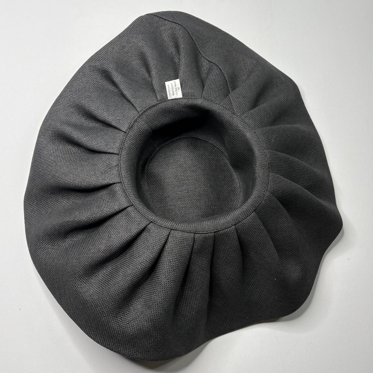 Vintage Luxury Divas Black Wide Brim Sun Hat Bow Whimsigoth