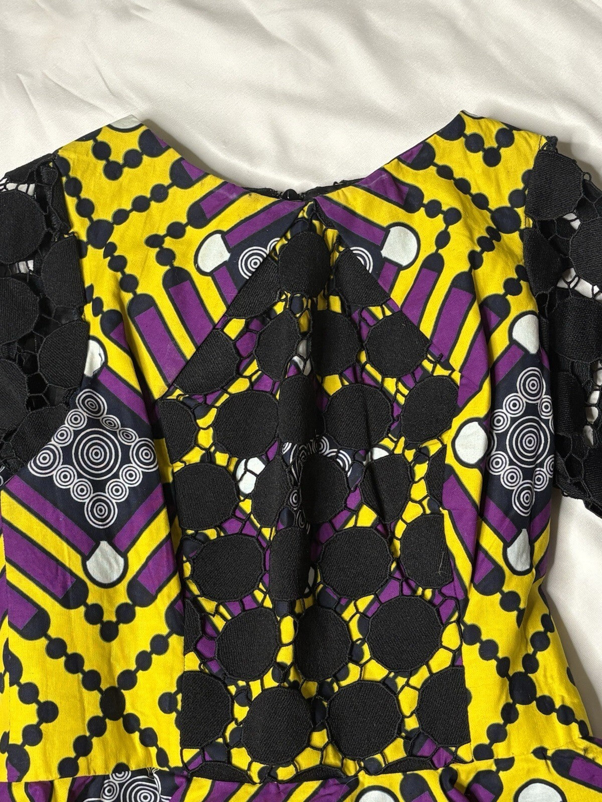 Luxury African Couture Kelikume Dress - Vibrant Ankara Wax-1