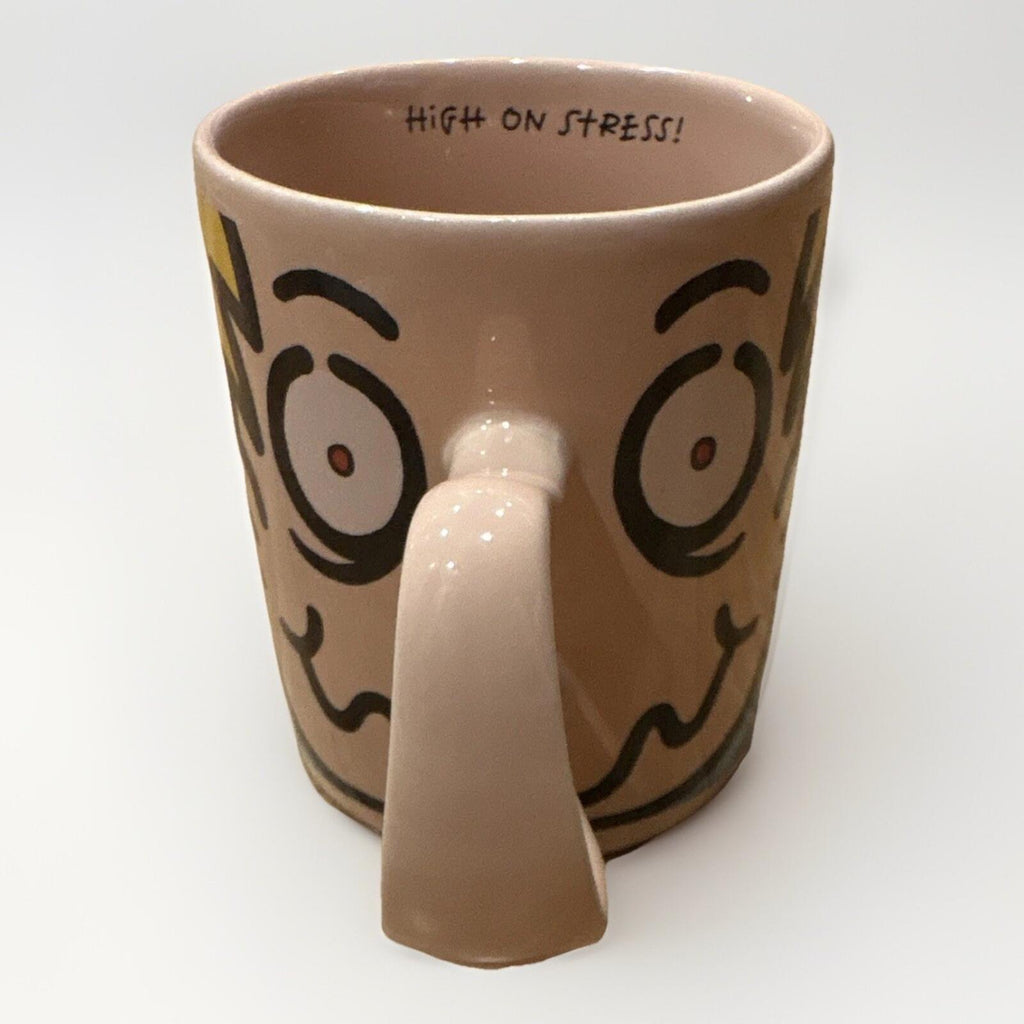 Dakin PAPEL Big Nose Handle Mug - Vintage 90s Cartoon Face 8