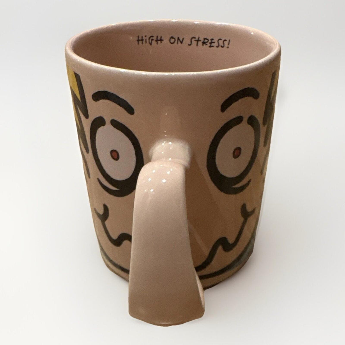 Dakin PAPEL Big Nose Handle Mug - Vintage 90s Cartoon Face 8