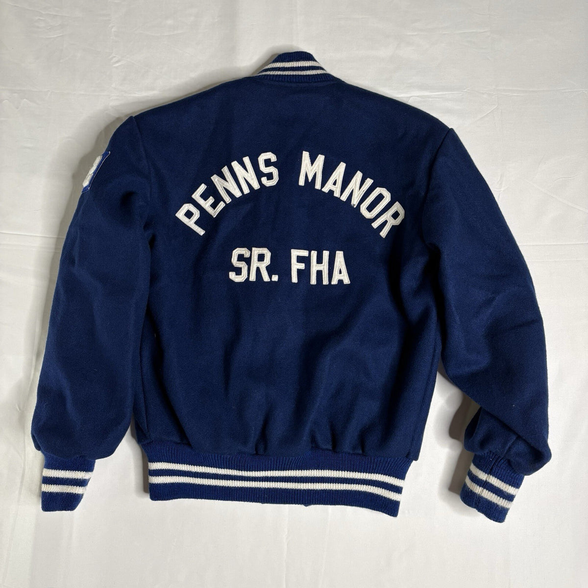 Vintage 1970s The Standard Pennant Co. Varsity Wool Bomber -
