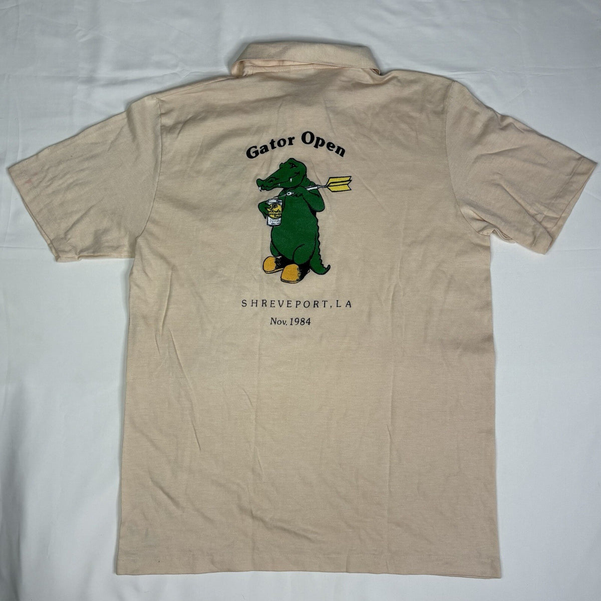 True Vintage 1984 Gator Open Shreveport LA Golf Polo