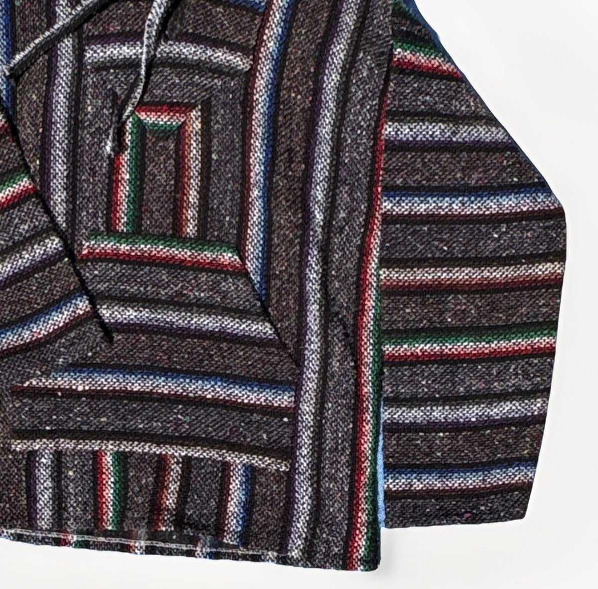 Pilotzi Men's Striped Baja Hoodie Pullover