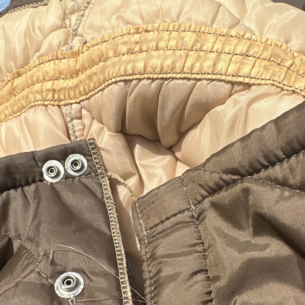 Vintage Ted Williams Quilted Insulated Brown Snow Pants M