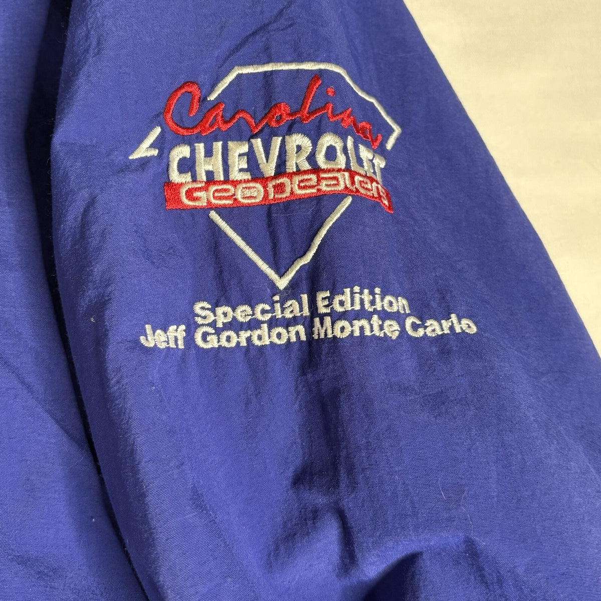 Vintage 90s Jeff Gordon NASCAR Jacket Large DuPont Refinish