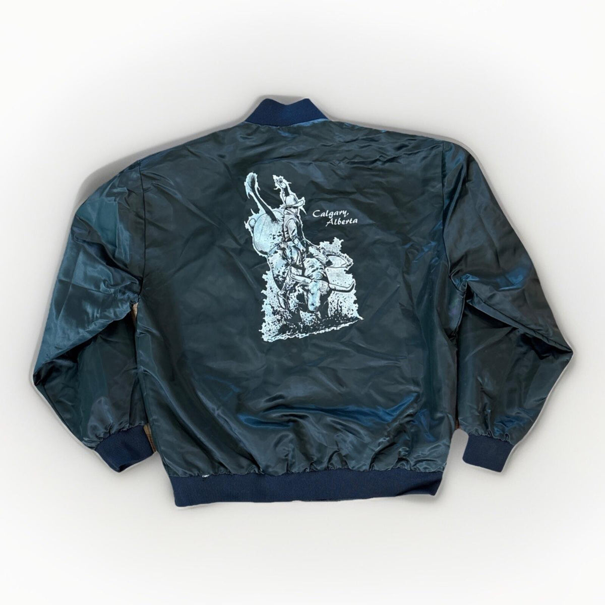 Canada Sportswear Co. Calgary Alberta Rodeo Satin Bomber Hat