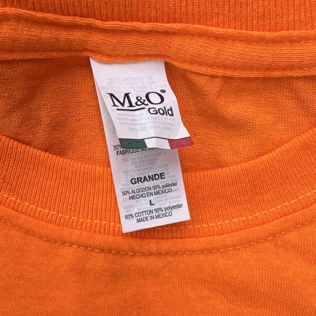 M&O Gold Rattlers Wrestling Orange Graphic T-Shirt Size L