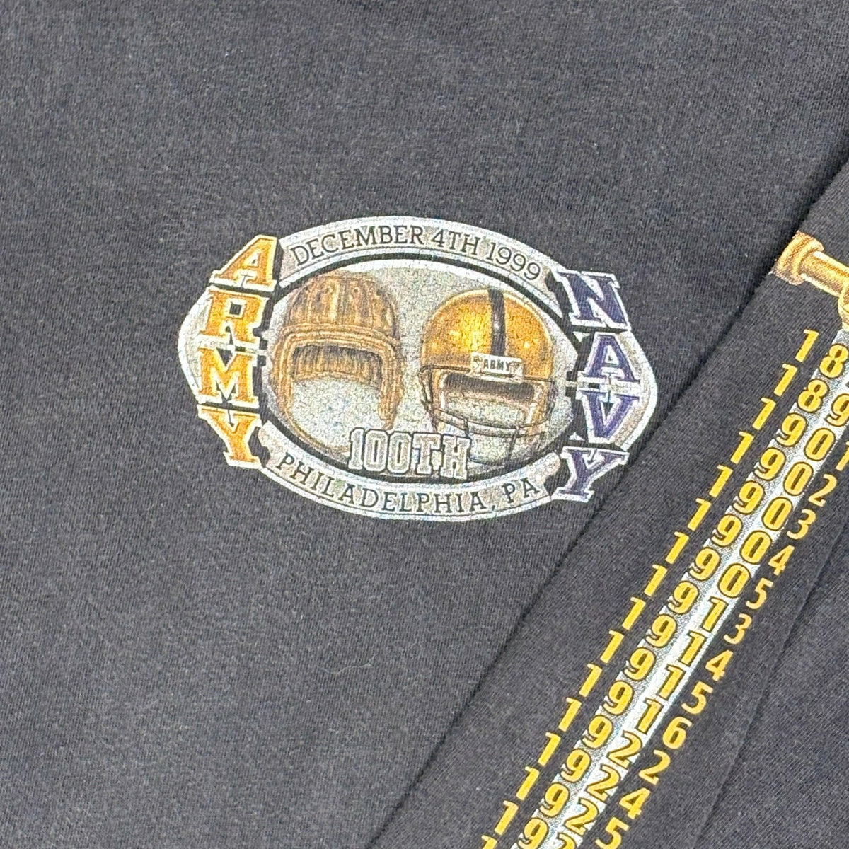 Vintage 1999 Army Navy 100th Year Tradition Long Sleeve