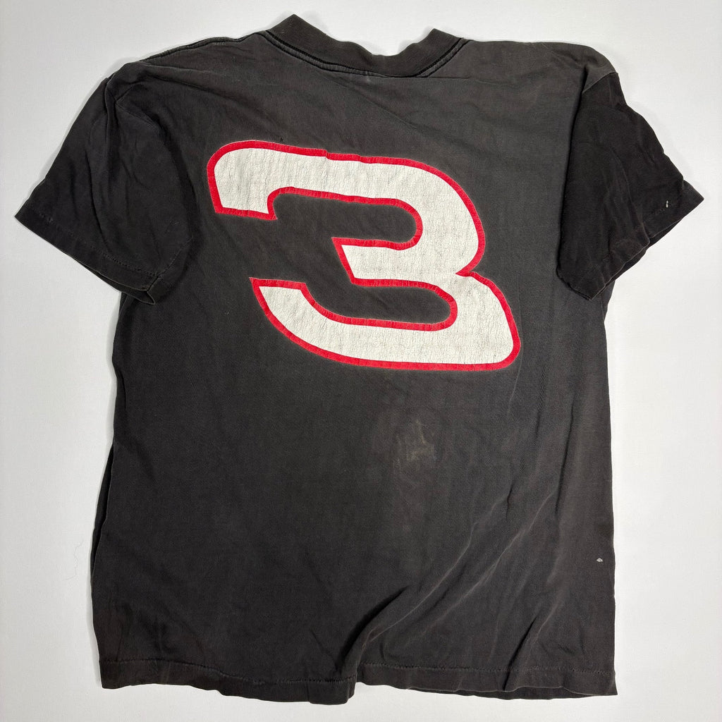 Vintage 90s NASCAR Real Men Wear Black & Silver T-Shirt M