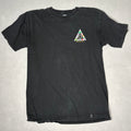 HUF Worldwide Black Graphic T-Shirt Size M