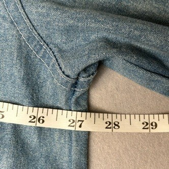 Vintage  Frontier Clothing Denim Wax Maker Shirt XL Made in