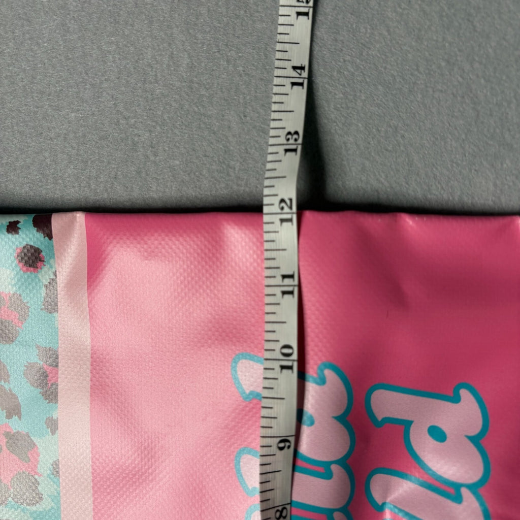 Juice Box Wild Child Pink and Turquoise Leopard Print Bag