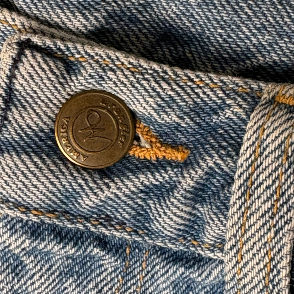Vintage Wrangler Light Blue Denim Shorts - Made in USA