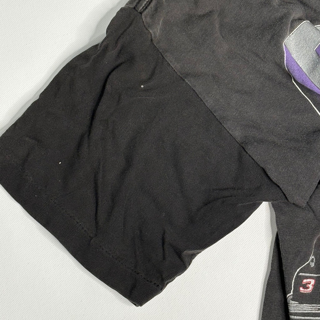Vintage 90s NASCAR Real Men Wear Black & Silver T-Shirt M