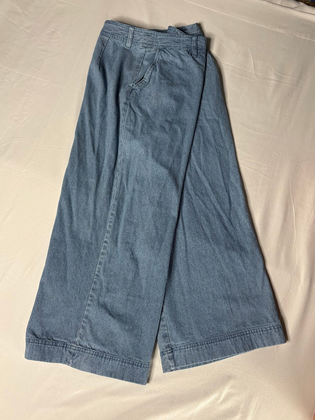 Who What Wear Women's Size 12 Blue Wide Leg Denim Jeans