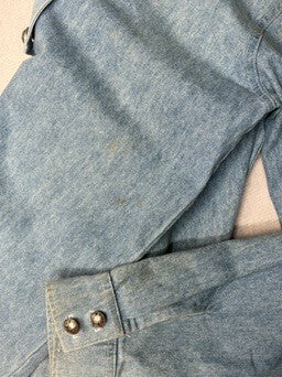 Vintage  Frontier Clothing Denim Wax Maker Shirt XL Made in