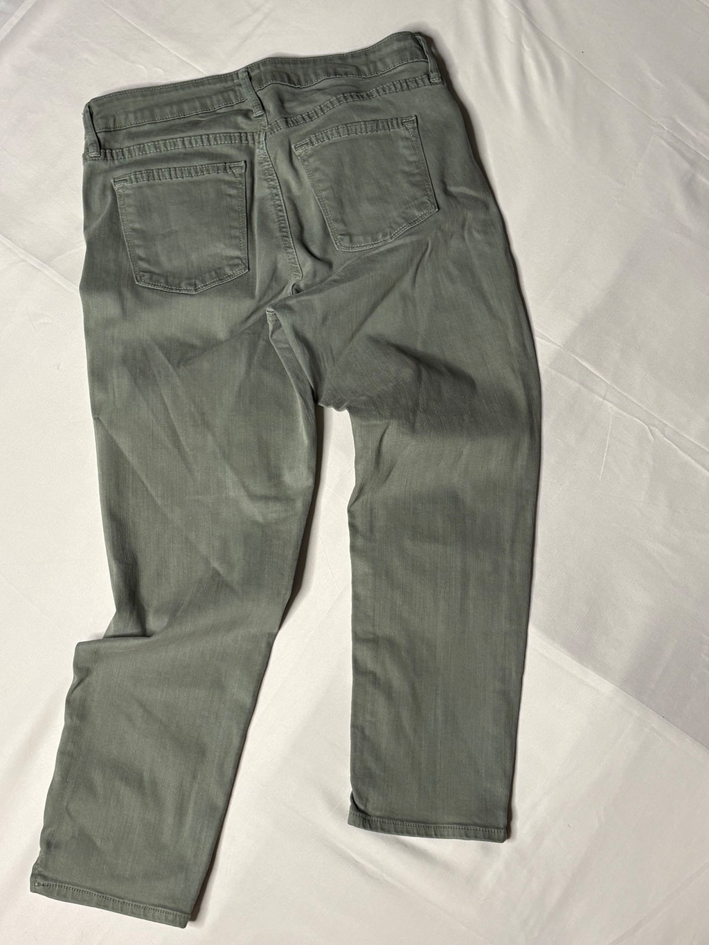 Just Black Women's 28 Olive Green Slim Fit Pants