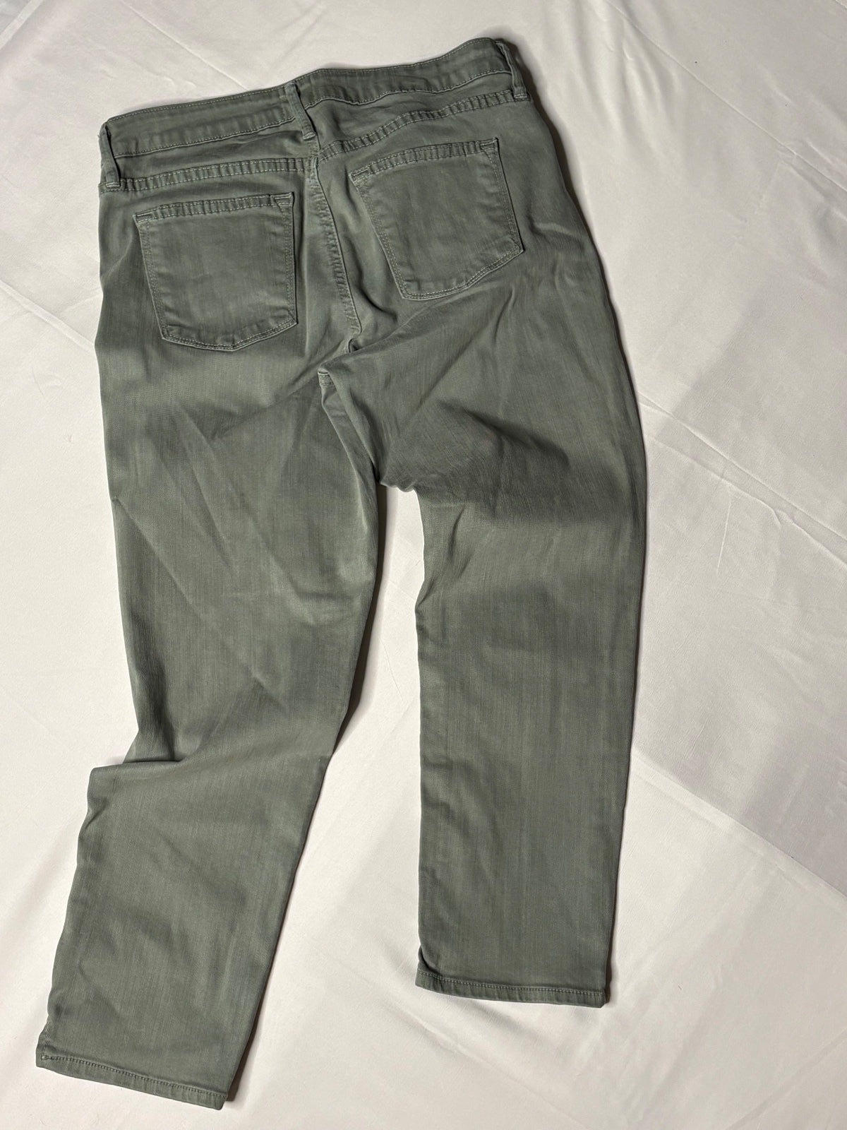Just Black Women's 28 Olive Green Slim Fit Pants