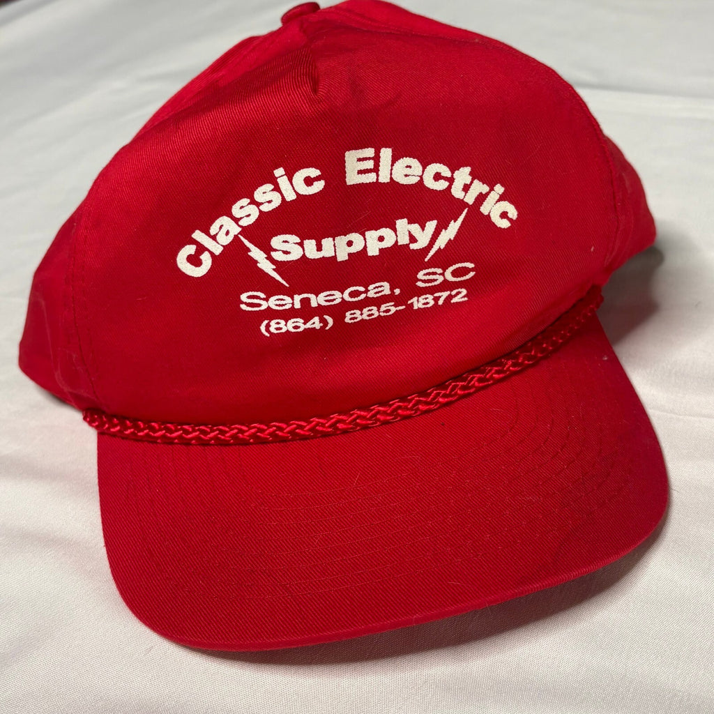 Classic Electric Supply Red Snapback Hat - One Size Fits All