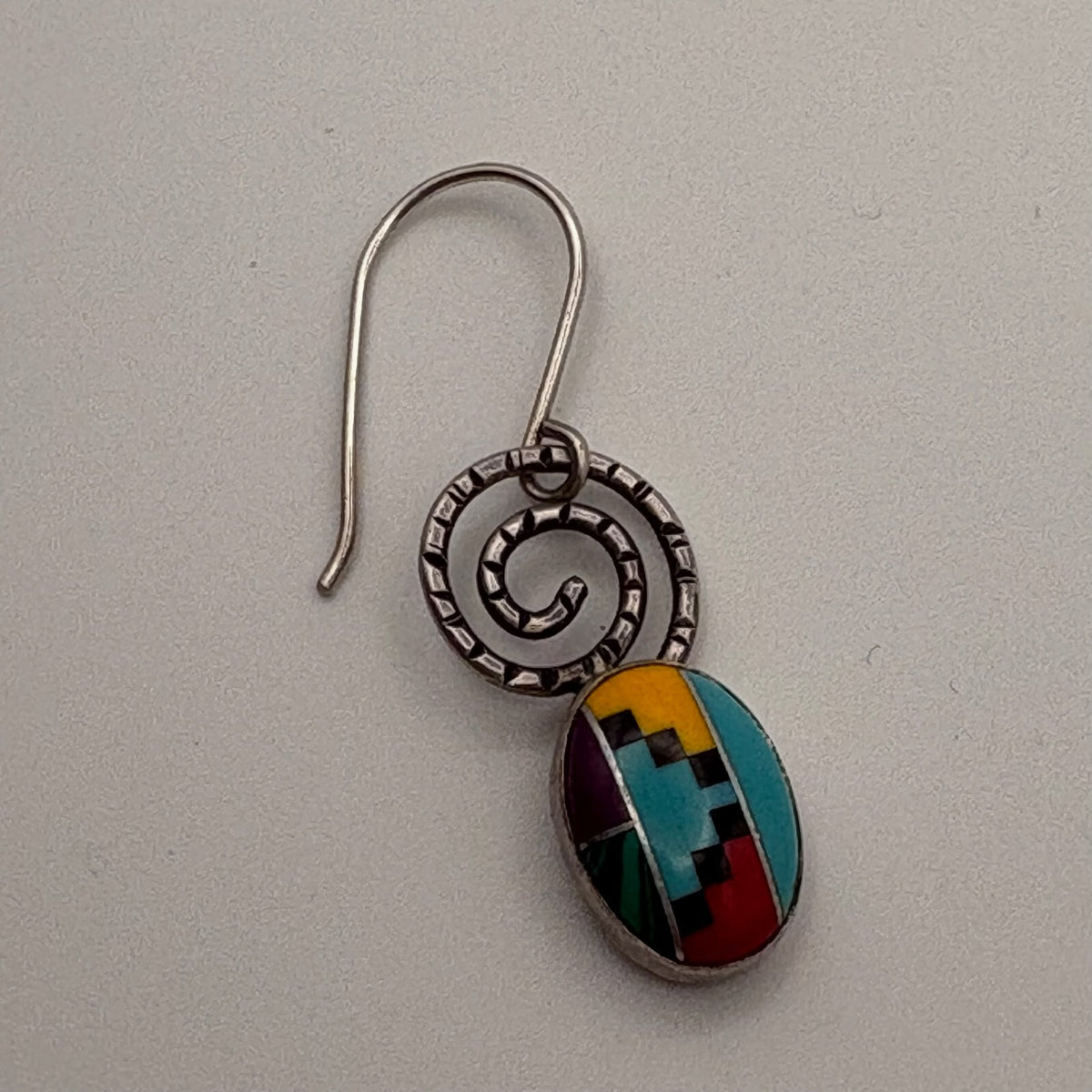 Unique Mismatched Southwestern Style Earrings