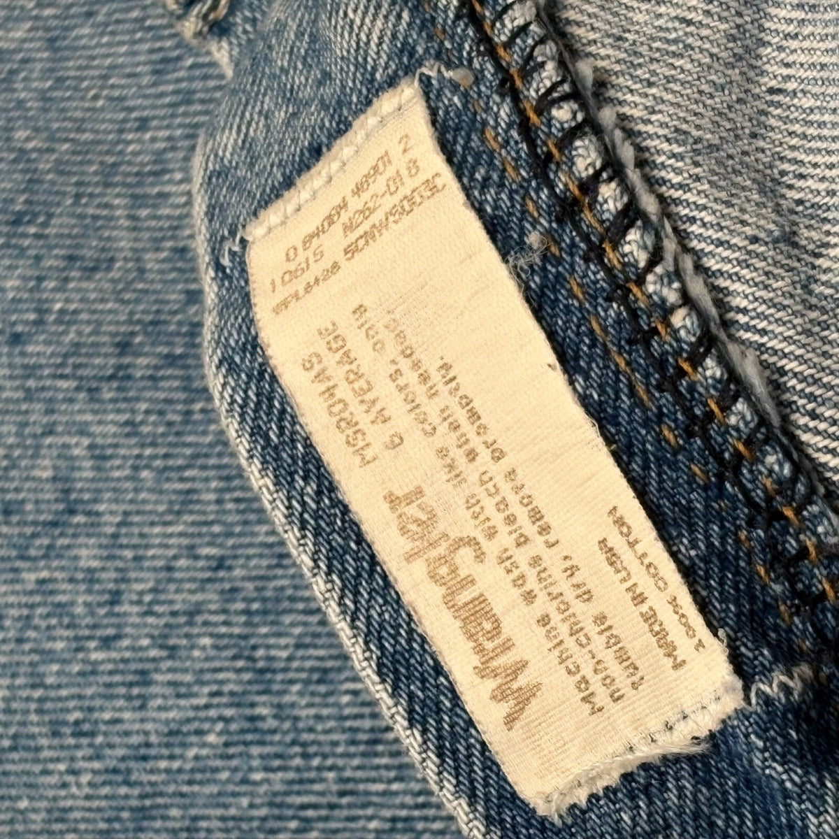 Vintage Wrangler Light Blue Denim Shorts - Made in USA