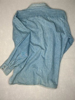 Vintage  Frontier Clothing Denim Wax Maker Shirt XL Made in