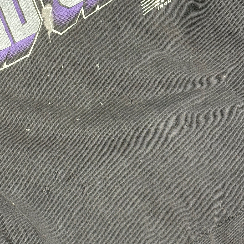 Vintage 90s NASCAR Real Men Wear Black & Silver T-Shirt M