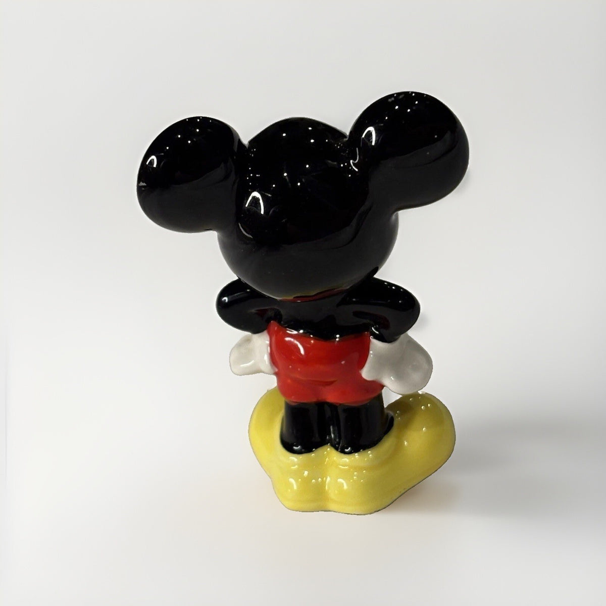 Vintage Disney Mickey Mouse Ceramic Figurine from Japan - Classic Collectible