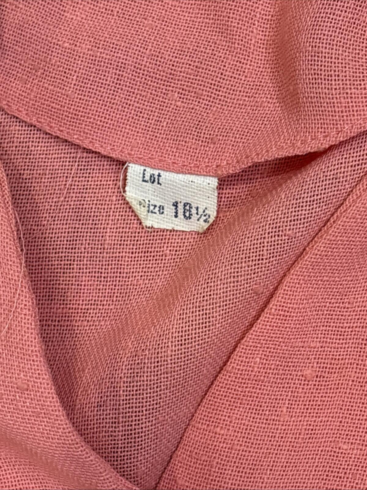 Vintage A Lady Petite Fashion Pink Embroidered Belted Midi/5