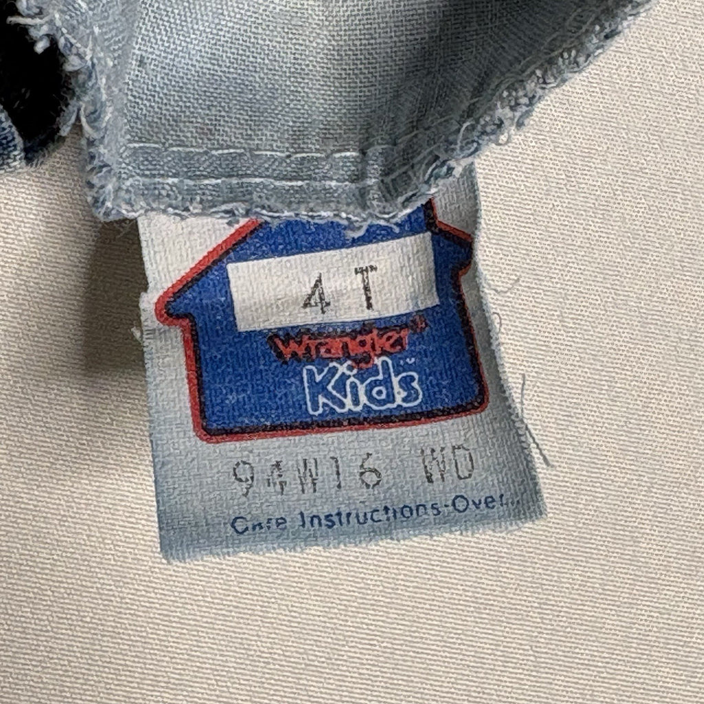 Vintage Wrangler Kids Wide-Leg Denim Jeans with Retro Flair